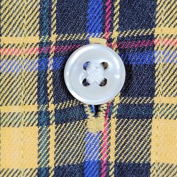 Polo Ralph Lauren Shirt Oxford Men's Size XL LS Button Down Yellow Plaid - Picture 6 of 9